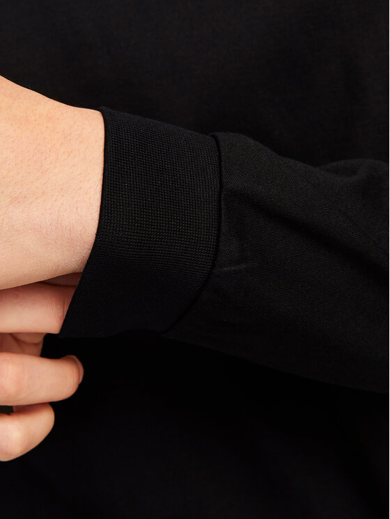 Jack & Jones Jack & Jones Majica z dolgimi rokavi Urban Edge 12256422 Črna Loose Fit