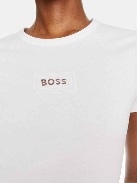 BOSS Boss Marškinėliai Eventsa 50522945 Balta Regular Fit