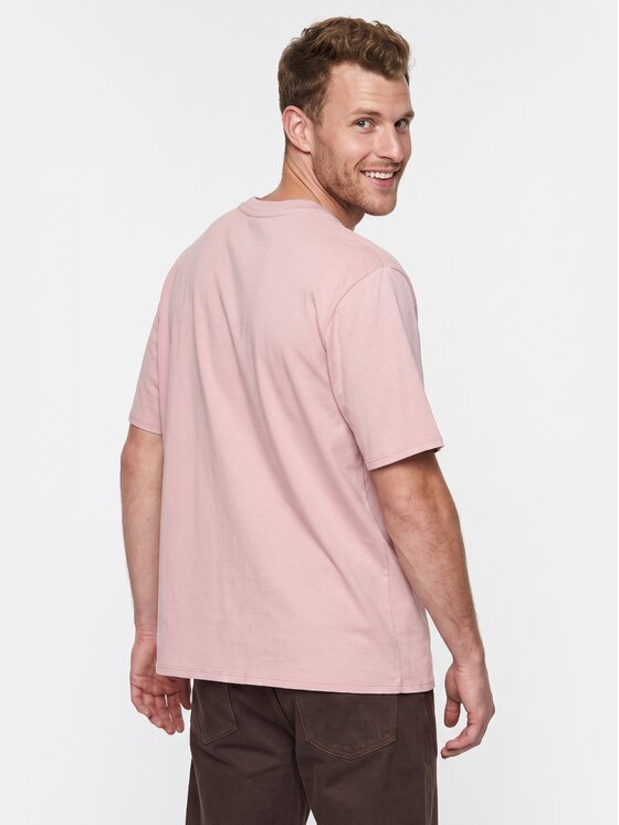 BASICLO BASICLO T-Shirt W-2031-0919 Różowy Oversize