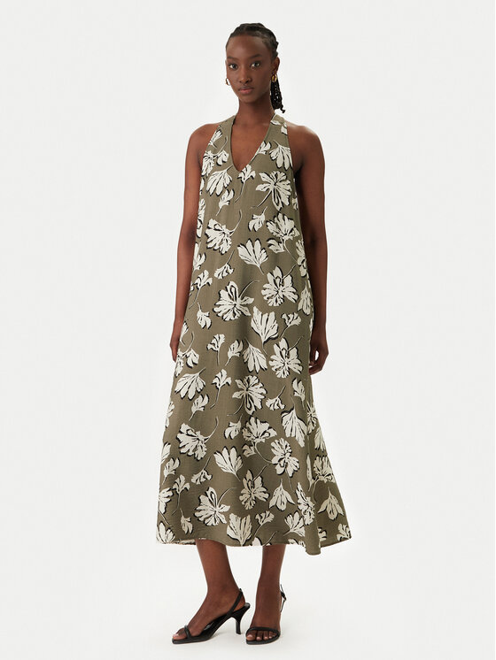 Vero Moda Vero Moda Лятна рокля Jennifer 10341973 Зелен Regular Fit