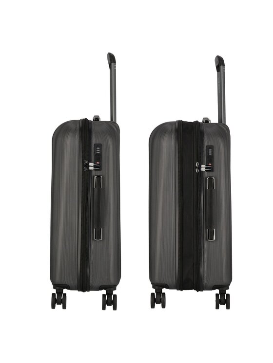 Polestream Polestream Komplet walizek 320404 Czarny