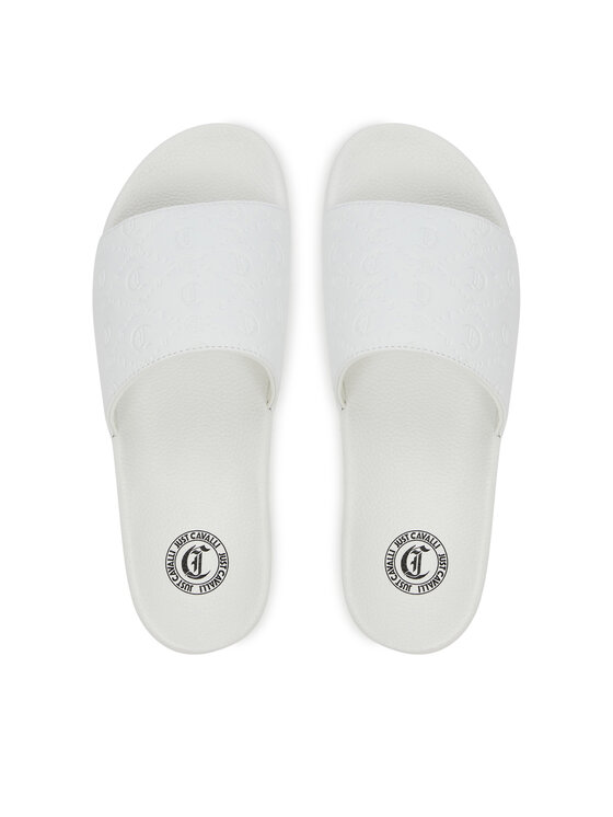 Just Cavalli Just Cavalli Natikači 78QA3SZ5 ZSC31 Bela
