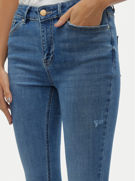 Vero Moda Vero Moda Jeansy Flash 10300173 Niebieski Skinny Fit