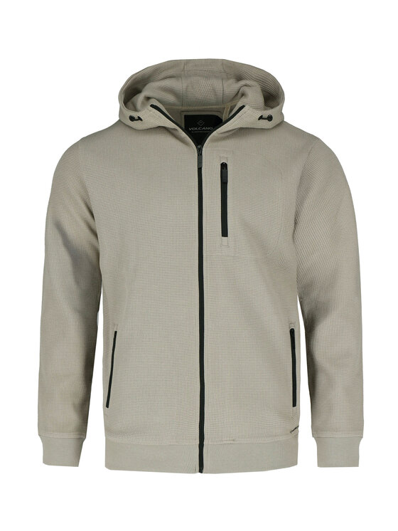 Volcano Volcano Bluza B-SAGI Beżowy Regular Fit
