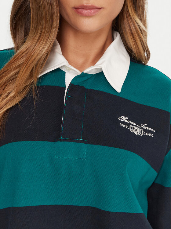 Guess Jeans Guess Jeans Polo W5BP06 KCPS1 Μπεζ Relaxed Fit