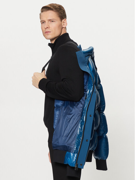 BOSS BOSS Pūkinė striukė Ronnie 50522627 Mėlyna Regular Fit