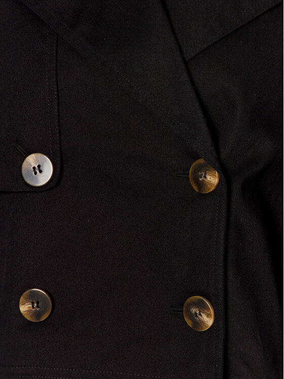 Gina Tricot Gina Tricot Demisezoninė striukė Cam 19204 Juoda Relaxed Fit