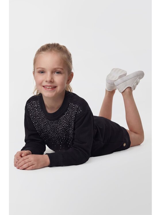 Guess Kids Guess Kids Sukienka codzienna 184586 Czarny Classic Fit