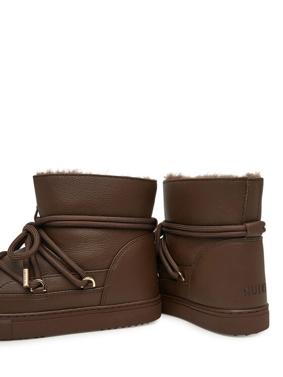 Inuikii Inuikii Schneeschuhe Full Leather 1001.003.0252.152 Dunkelbraun