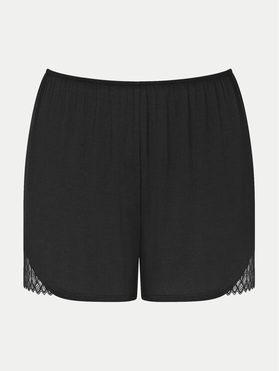 Triumph Triumph Kratke pidžama hlače Aura Spotlight 10221415 Crna Relaxed Fit