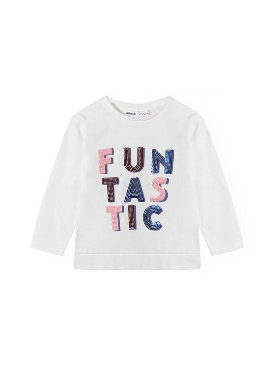 minoti minoti Longsleeve pearl 6 Biały Regular Fit