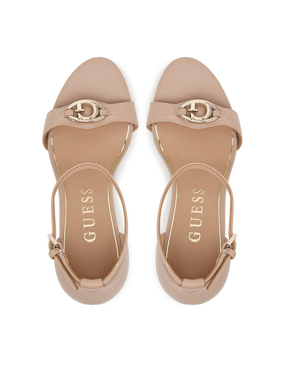 Guess Guess Sandały FLTKAB LEA03 Beżowy
