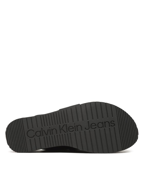 Calvin Klein Jeans Calvin Klein Jeans Natikače Flatform Sandal Webbing YW0YW00966 Crna
