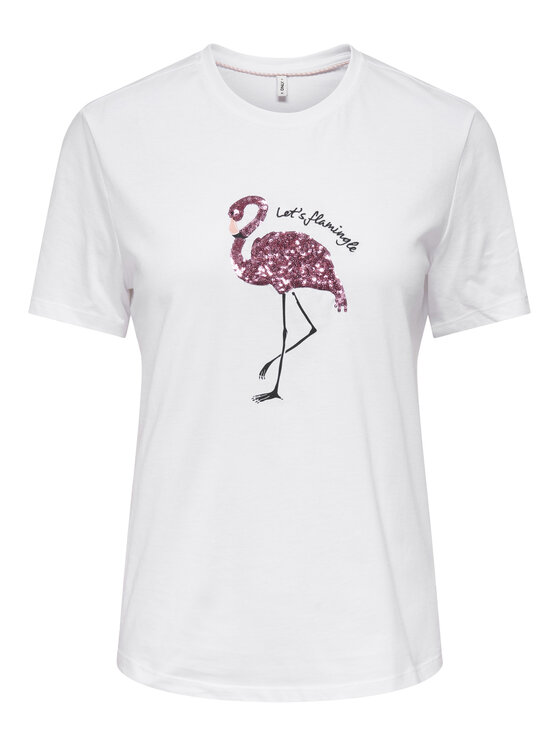 ONLY ONLY T-shirt Kita 15367568 Bianco Regular Fit