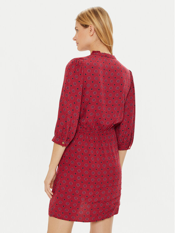 Pepe Jeans Pepe Jeans Vsakodnevna obleka Picci PL953611 Rdeča Regular Fit