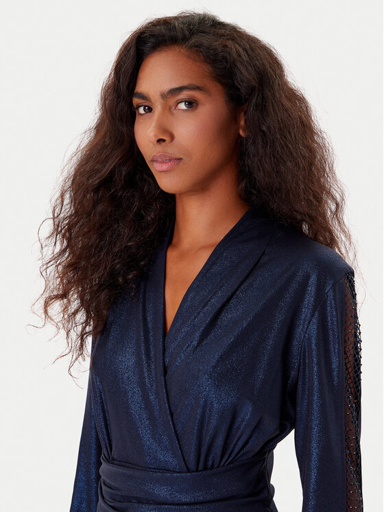 Joseph Ribkoff Joseph Ribkoff Kokteilinė suknelė 253742 Tamsiai mėlyna Slim Fit