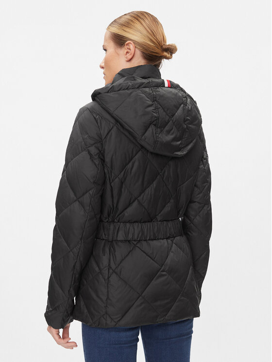 Tommy Hilfiger Tommy Hilfiger Žieminė striukė WW0WW40327 Juoda Regular Fit