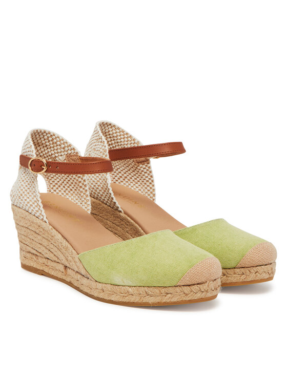 Genuins Genuins Espadrillid Carina Canvas G106388 Roheline