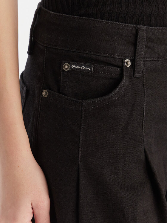 Guess Jeans Guess Jeans Džínsy W5BA2U D0141 Čierna Wide Leg