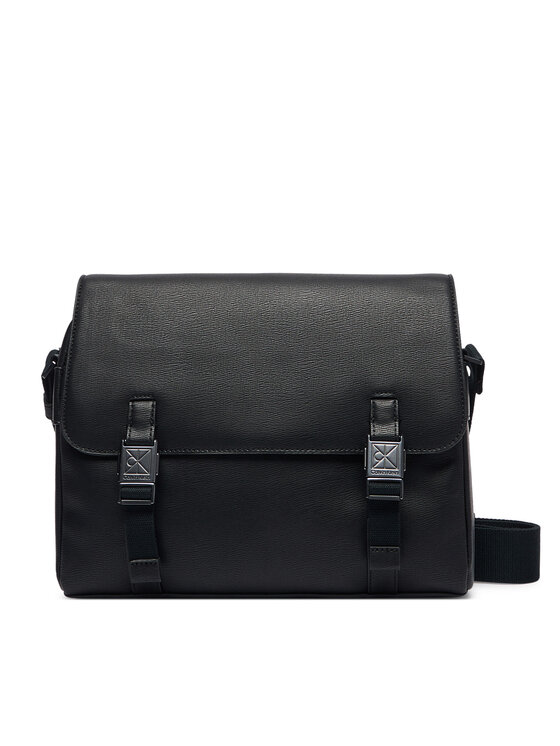 Calvin Klein Calvin Klein Borsellino Emblem Hw Flap Messenger LV04D3508G Nero