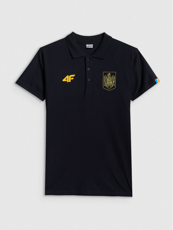 4F 4F T-Shirt TEAMWEAR Granatowy Regular Fit