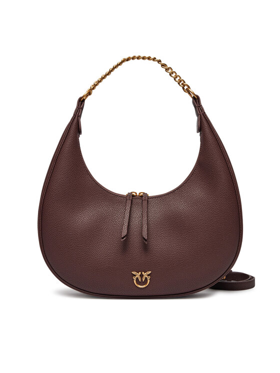 PINKO PINKO Borsetta Brioche Hobo Classic AI 24-25 PLTT 101526 A29Q Marrone