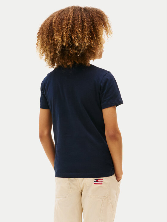 Tommy Hilfiger Tommy Hilfiger T-shirt Varsity Graphic KB0KB09868 Blu scuro Regular Fit
