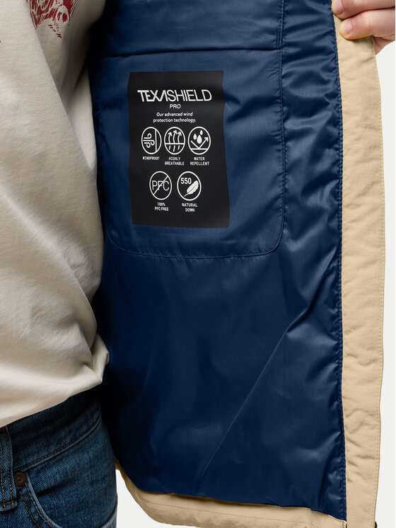 Jack Wolfskin Jack Wolfskin Μπουφάν πουπουλένιο Nordlicht A60040 Μπεζ Regular Fit