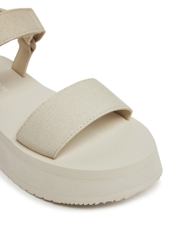 Calvin Klein Jeans Calvin Klein Jeans Sandály Sandal Velcro Webbing Mg YW0YW01693 Écru