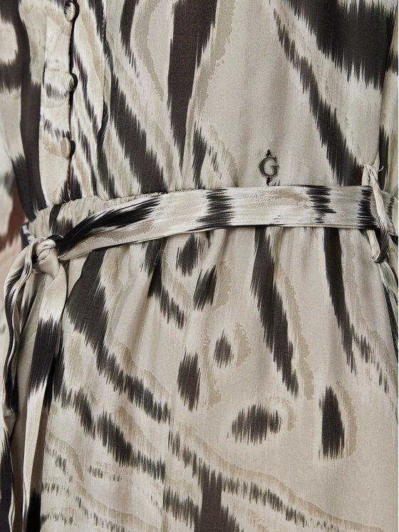 Guess Guess Kleid für den Alltag Marcelle W4BK41 WE550 Weiß Regular Fit
