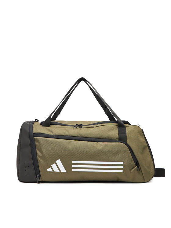 adidas Taška Essentials 3-Stripes Duffel Bag Small IZ1907 Kaki