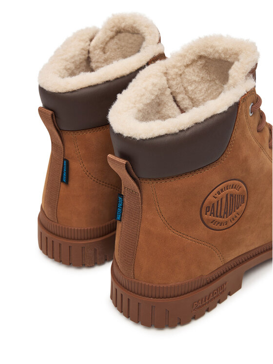 Palladium Palladium Trapery Sp20 Cuff Lth Wp Wl 79067-291-M Brązowy