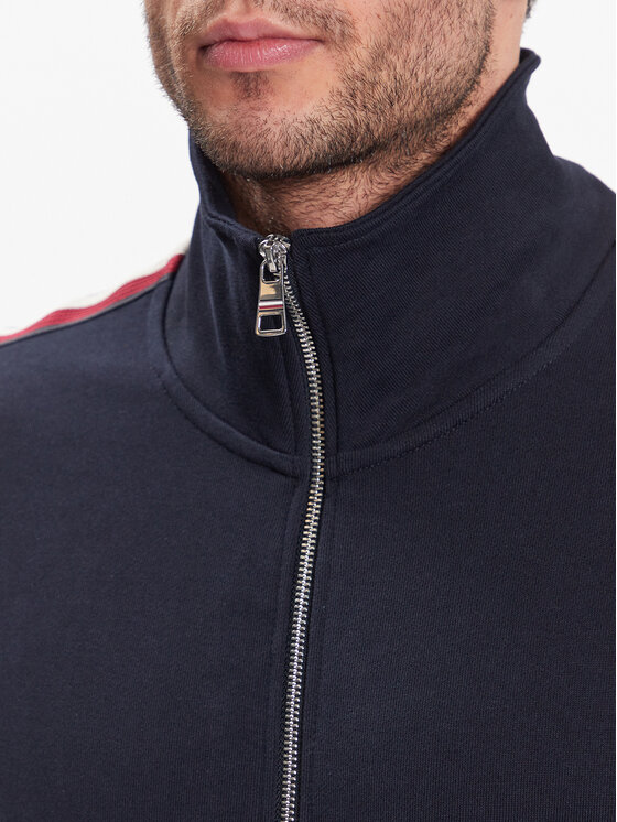 Tommy Hilfiger Tommy Hilfiger Felpa Global Stripe Tape MW0MW30020 Blu scuro Regular Fit