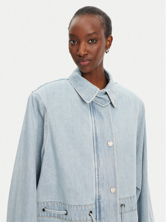 ROTATE ROTATE Jeanshemd 1141821468 Blau Relaxed Fit