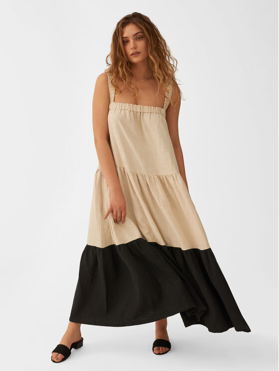 Undress Code Undress Code Sommerkleid Dolce Far Niente 562 Beige Regular Fit