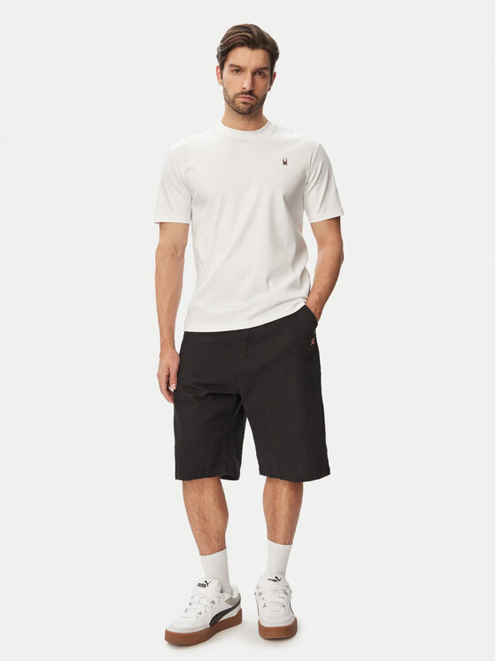 Spyder Spyder T-särk W126-SPMTS-1008-01X Valge Regular Fit