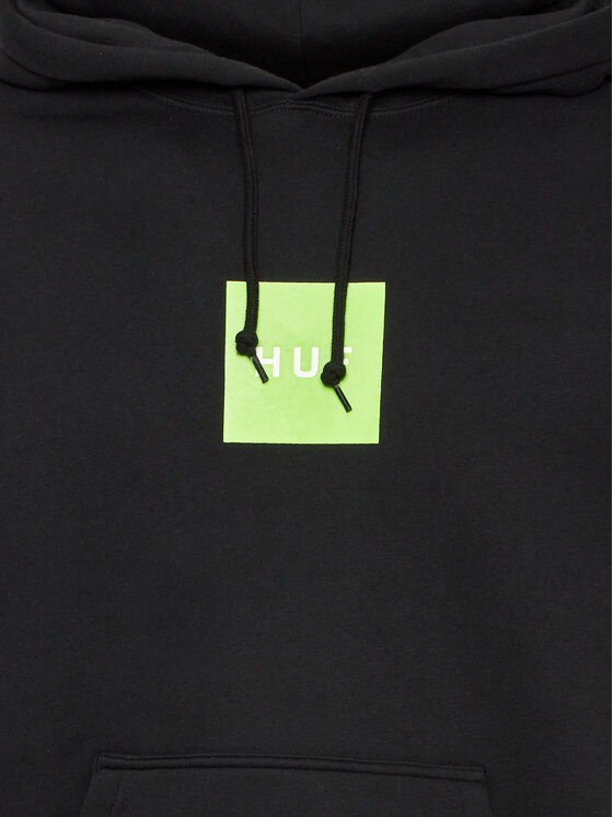 HUF HUF Μπλούζα PF00573 Μαύρο Regular Fit