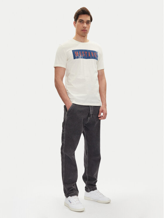 Mustang Mustang Tricou Austin 1016274 Alb Regular Fit