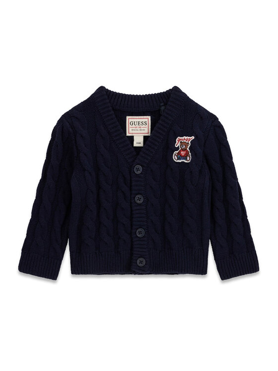 Guess Guess Cardigan I6BR01 Z1653 Bleumarin Regular Fit