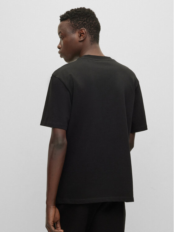 HUGO Hugo T-Shirt Dapolino 50488330 Czarny Relaxed Fit