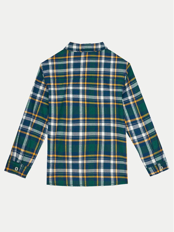 United Colors Of Benetton United Colors Of Benetton Košulja 5LQHGQ024 Zelena Relaxed Fit
