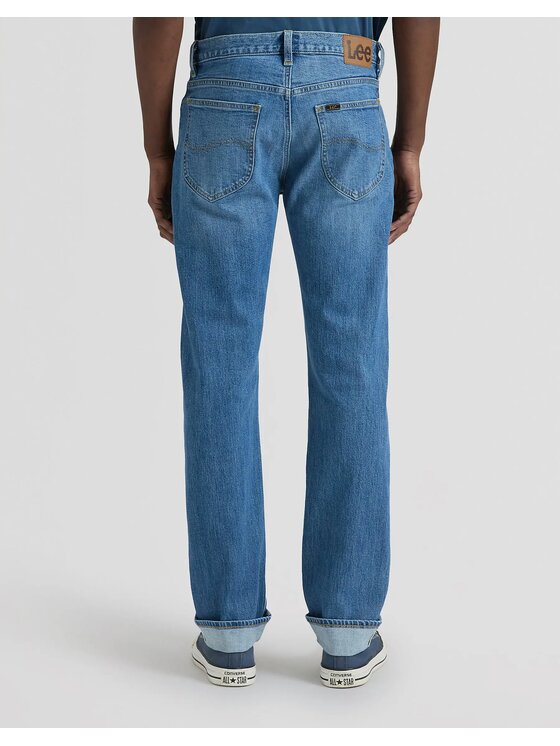 Lee Lee Jeansy WEST Niebieski Loose Fit