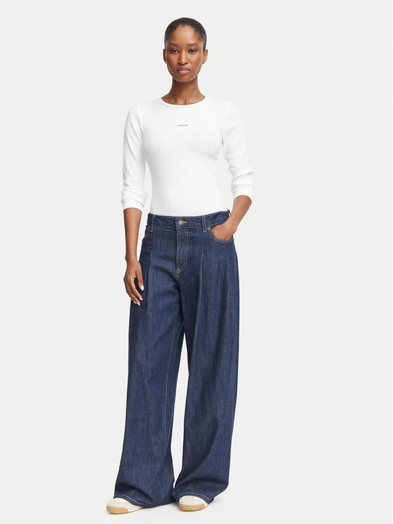 Guess Jeans Guess Jeans Särkpluus W6BP05 K5470 Valge Slim Fit