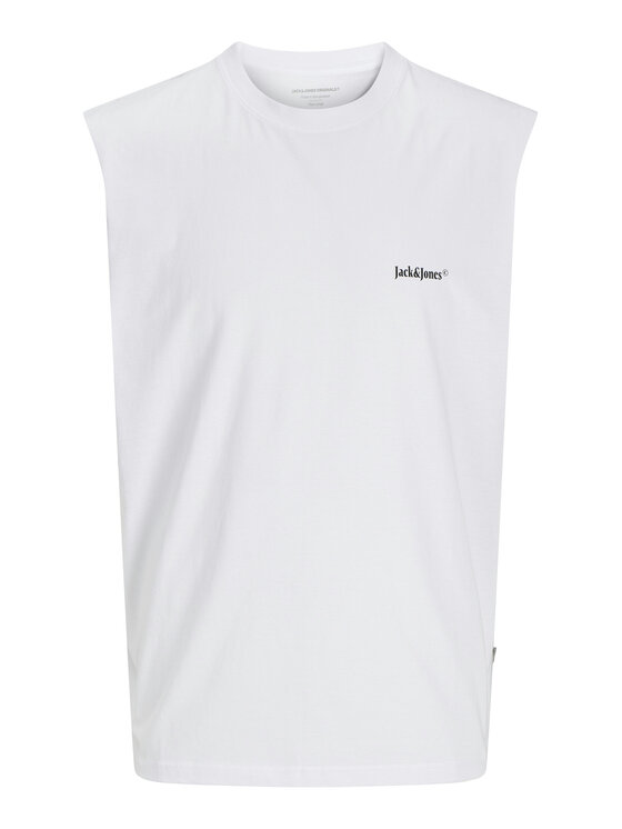 Jack&Jones Tank top Varenna 12273524 Biały Oversize