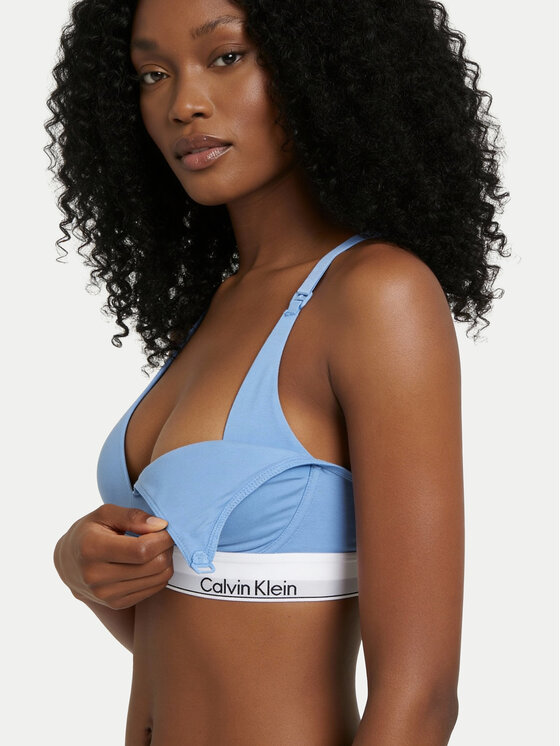 Calvin Klein Underwear Calvin Klein Underwear Sutien pentru alăptare LV00QF8506 Albastru celest