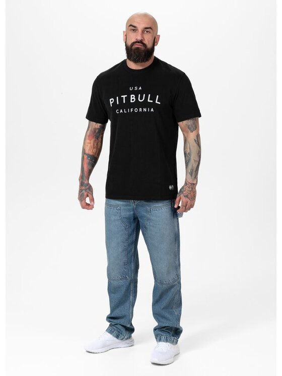 PITBULL PITBULL T-Shirt Koszulka Czarny Regular Fit