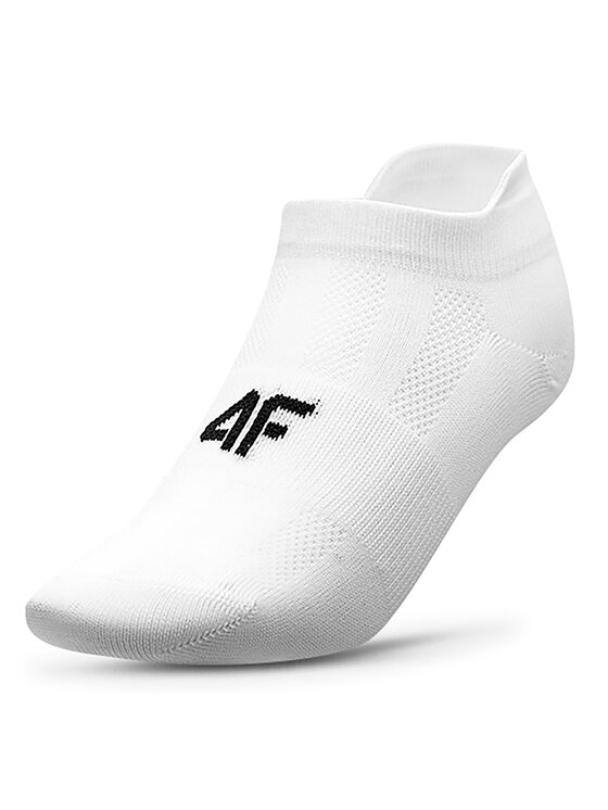 4F 4F Kratke nogavice 4FAW23USOCM201 Bela