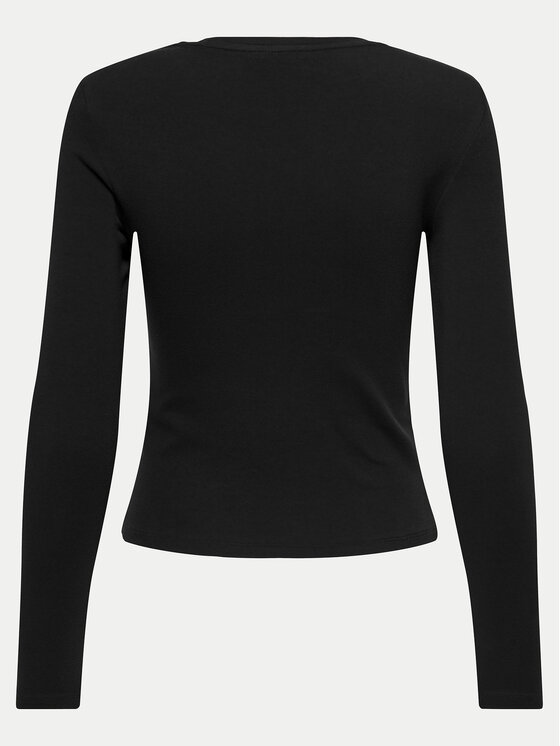 ONLY ONLY Bluză Riley 15323159 Negru Slim Fit