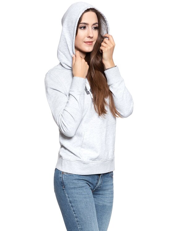 Mustang Mustang Felpa BELLA H EMBROIDERY Bianco Regular Fit