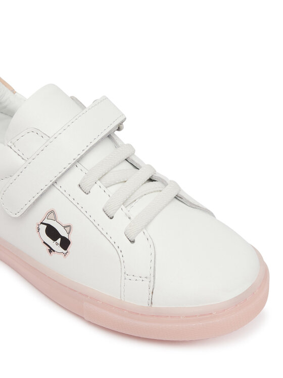 KARL LAGERFELD KARL LAGERFELD Laisvalaikio batai Z31184 S Balta
